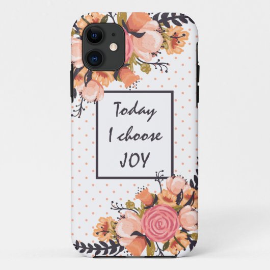 今日はJOYを選択 Case-Mate iPhoneケース (裏面)