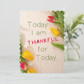 今日はMatte 5" x 7", Sand2 サンキューカード (スタンド正面)