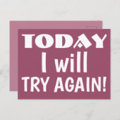 今日もう一度カッコいい引用文 ポストカード (正面/裏面)