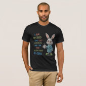 今日もお疲れ様 グランピーな引退ウサギ: 再び引退 Funny Quote Tシャツ (正面フル)