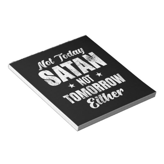 今日もサタンも明日ではない ノートパッド (アングル)