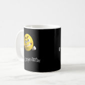 今日も元気じゃないです Funny Office Gif コーヒーマグカップ (正面左)
