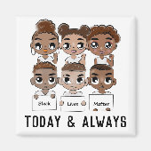 今日も常に黒い生活 マグネット (正面)