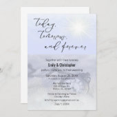 今日も明日も永遠に ウェディング招待状 招待状 (正面/裏面)