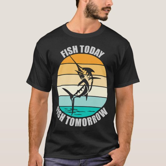 今日も明日も釣り Tシャツ (正面)