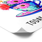 今日も毎日も美しい一日を過ごす ポスター (角)