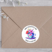 今日も毎日も美しい一日を過ごす ラウンドシール