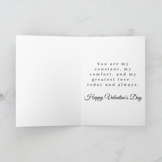 今日も永遠に愛を込めて - バレンタインデー シーズンカード (内部)