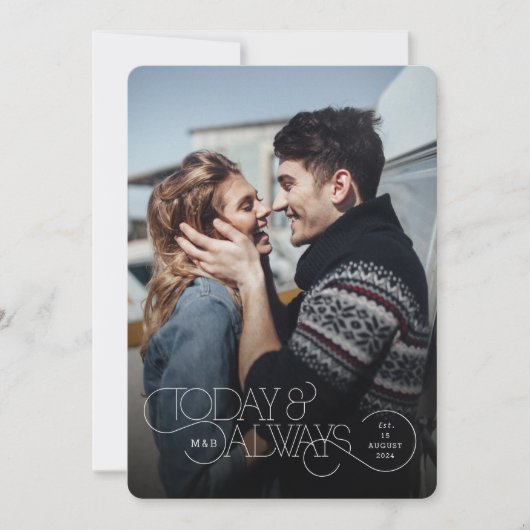 今日も永遠に ウェディング招待状 招待状 (正面)