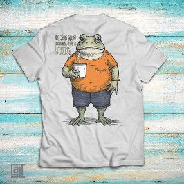 今日やるスクワットはほんのちょっぴり Funny Laz Tシャツ
