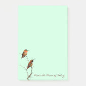 今日をできるだけ利用して下さい: Rufousハチドリの芸術 ポストイット (正面)