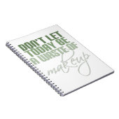 今日をメイクの無駄遣いにするな ノートブック (右側)