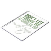 今日をメイクの無駄遣いにするな ノートブック (左側)