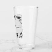 今日を勝ち取れ！タコのデザイン タンブラーグラス (左)