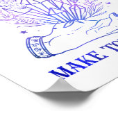 今日を天の魔法のように作る ポスター (角)