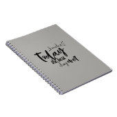 今日を常に最高の引用文 ノートブック (右側)