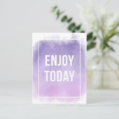 今日を楽しむためのモチベーション名言 ポストカード (スタンド正面)