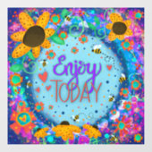 今日を楽しもう “Inspirivity” ウィンドウクリング ウィンドウサイン (シート)