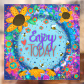 今日を楽しもう “Inspirivity” ウィンドウクリング ウィンドウサイン (シート2)