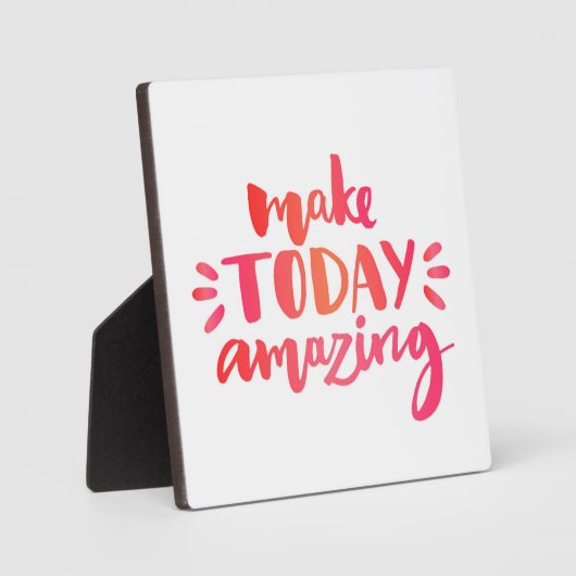 今日を素晴らしいものにする2 フォトプラーク (正面)