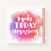 今日を素晴らしいものにする ノートブック (裏面)