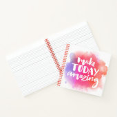 今日を素晴らしいものにする ノートブック (内部)
