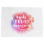 今日を素晴らしいものにする ラージペーパーバッグ (裏面)