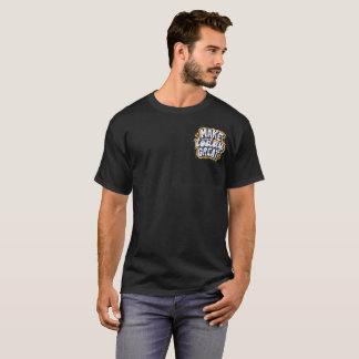今日を素晴らしいものに モチベーションTシャツ ブラック Tシャツ