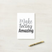今日を素晴らしいものに Inspirational Quote ポストイット (デスク上)