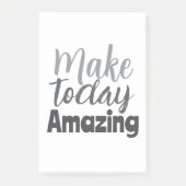 今日を素晴らしいものに Inspirational Quote ポストイット (正面)
