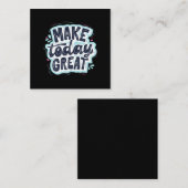 今日を素晴らしくしよう ノートカード (正面/裏面)