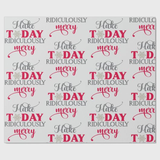 今日を途方もなくメリー作る ラッピングペーパー (フラット)