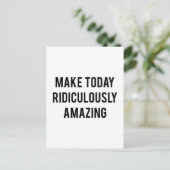 今日を途方もなく驚かせる ポストカード (スタンド正面)