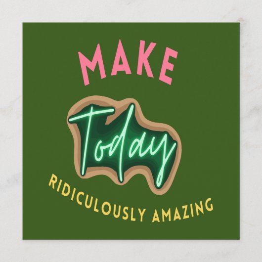 今日を途方もなく驚かせる メニュー (正面)