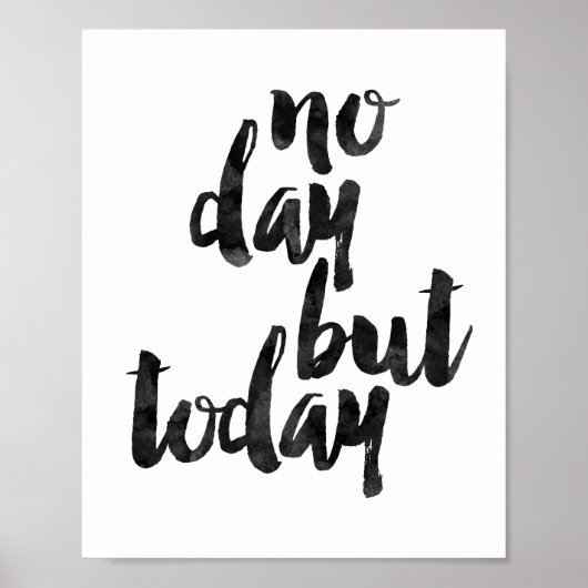 今日を除いて ポスター (正面)