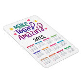 今日を驚かせる | やる気を起こさせる 2022カレンダー マグネット (右側)