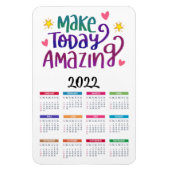 今日を驚かせる | やる気を起こさせる 2022カレンダー マグネット (縦)