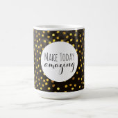 今日を驚かせる コーヒーマグカップ (中央)