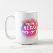 今日を驚かせる コーヒーマグカップ (左)