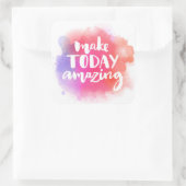 今日を驚かせる スクエアシール (バッグ)