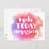 今日を驚かせる ポストカード (正面/裏面)