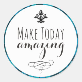 今日を驚かせる ラウンドシール