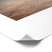 今日を驚くべきタイポグラフィビーチ ポスター (角)