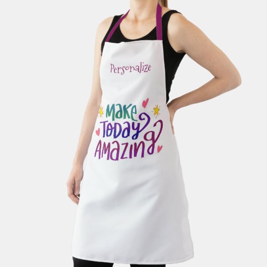 今日を驚くべき肯定前向き引用文にする エプロン (インサイチュ)