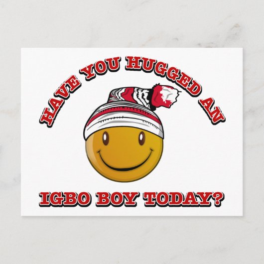 今日イボ少年を抱きしめたか？ ポストカード (正面)