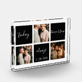 今日エレガントは必ず3枚の写真の記念日 フォトブロック (左)