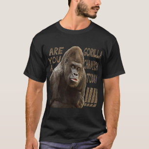 今日ゴリラチャンピオンになれ！!!!! Tシャツ