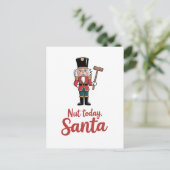 今日サンタナおもしろいツクラッカークリスマスサンタ 案内ポストカード (スタンド正面)
