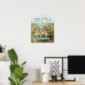 今日ジョイ・ハミングバードを選ぶ ポスター (ホームオフィス)