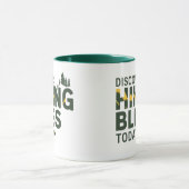 今日ハイキング至福を発見 マグカップ (中央)